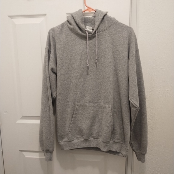EcoSmart Gray Hoodie with Drawstrings - Picture 2 of 4